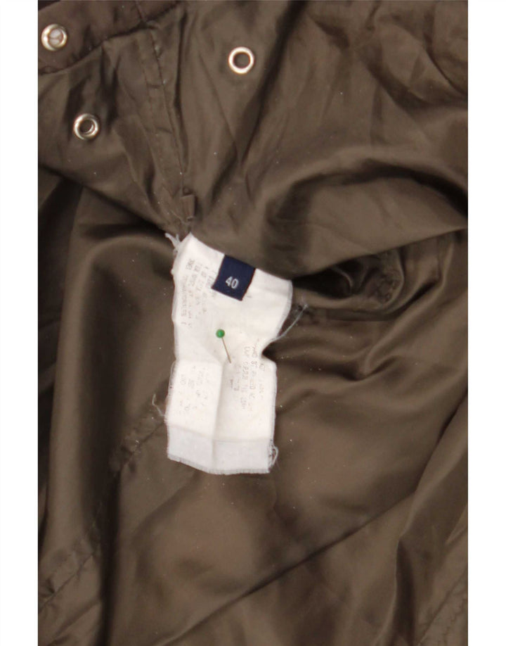 Trussardi Manteau Rembourré À Capuche IT 40 Small Marron