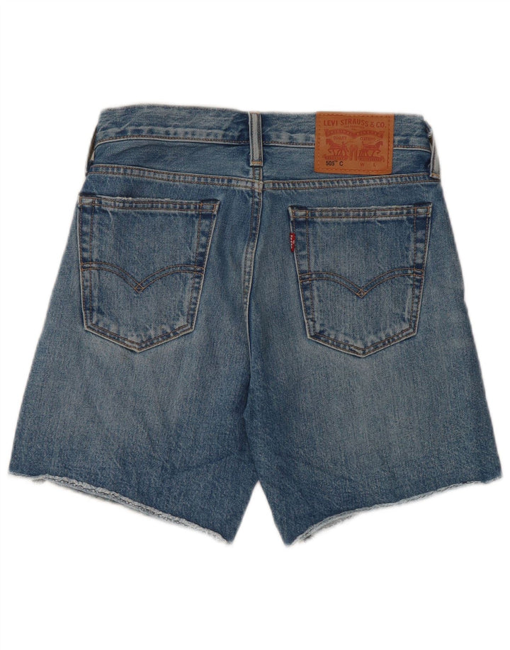 Levi's Short en Jean 505 Femme W27 Petit Bleu Coton