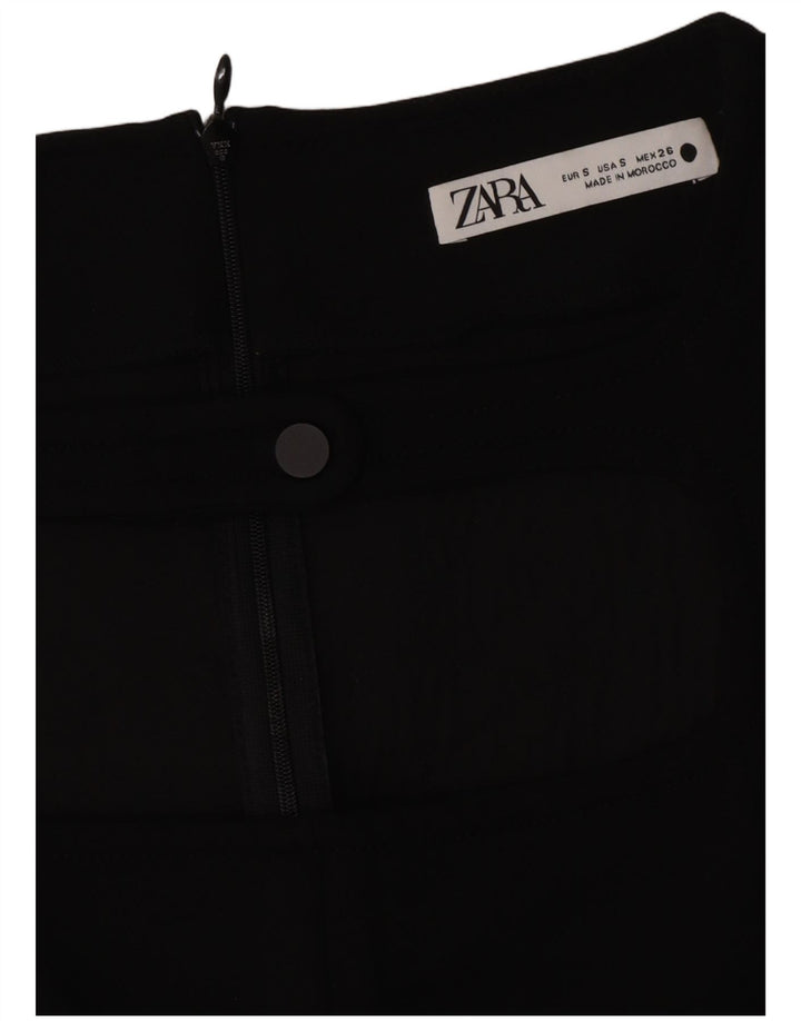 Zara Robe fourreau pour femme UK 10 Small Noir