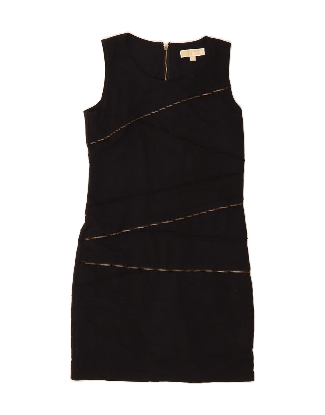 MICHAEL KORS Womens Sleeveless Sheath Dress US 4 Small Black Polyester Vintage Michael Kors and Second-Hand Michael Kors from Messina Hembry 