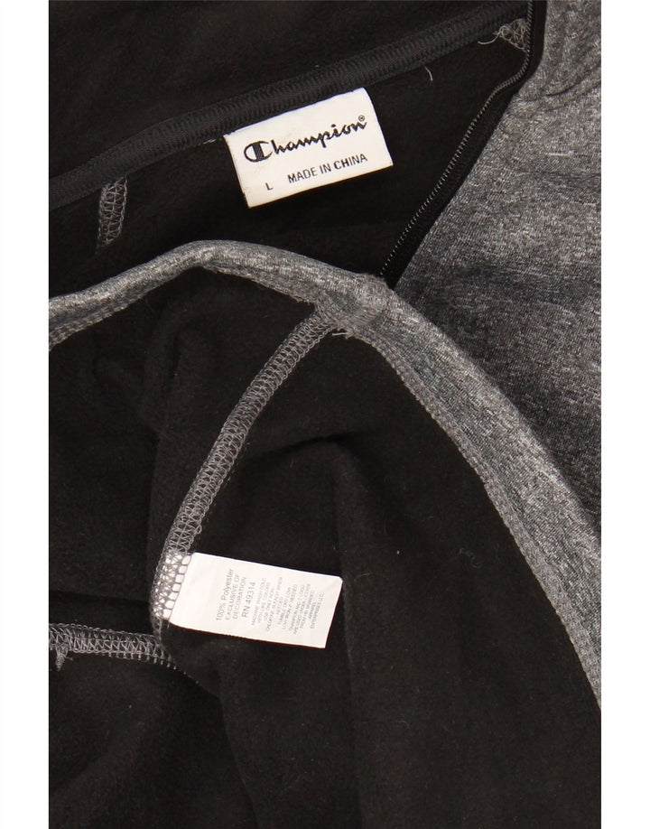 Champion Veste de survêtement pour femme UK 16 Large Gris Moucheté Polyester