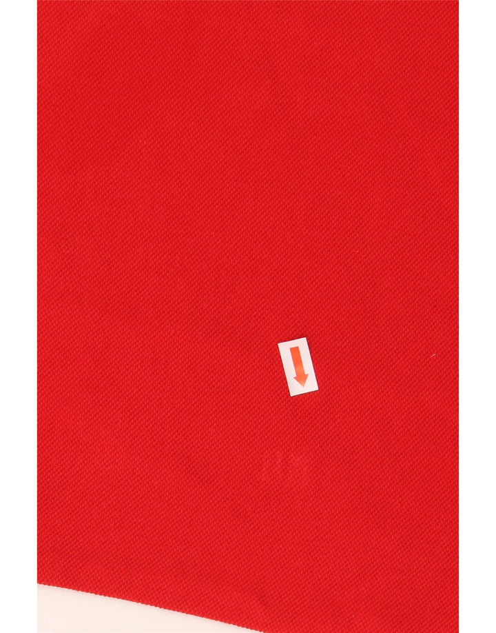 LACOSTE Polo à manches longues pour homme taille 3 petit coton rouge