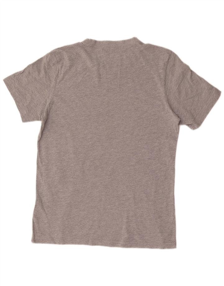 Adidas T-Shirt Graphique Homme Gris Moyen Coton