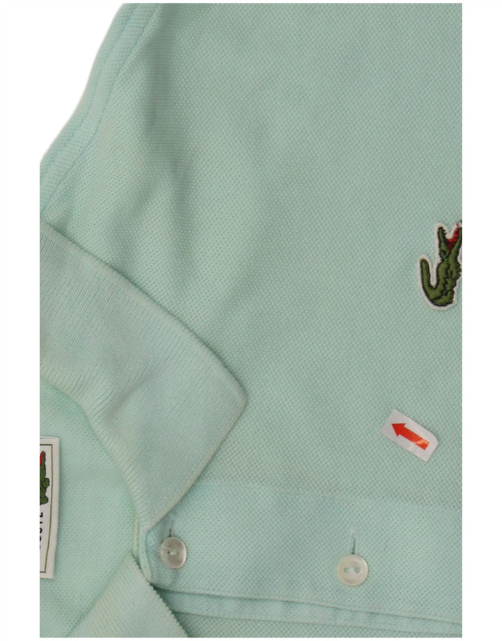 LACOSTE Polo Homme Taille 6 XL Coton Turquoise