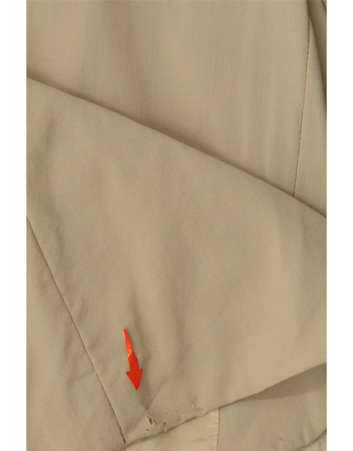 HUGO BOSS Veste Blazer 2 Boutons Homme UK 38 Beige Moyen Laine Vierge