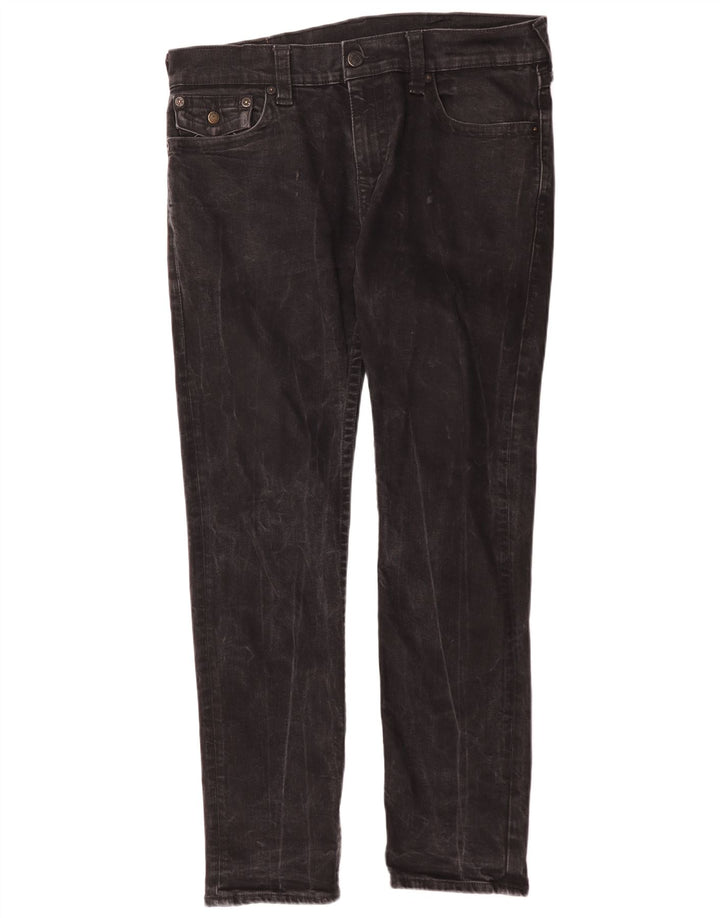 True Religion Jean Slim Homme W34 L31 Coton Noir