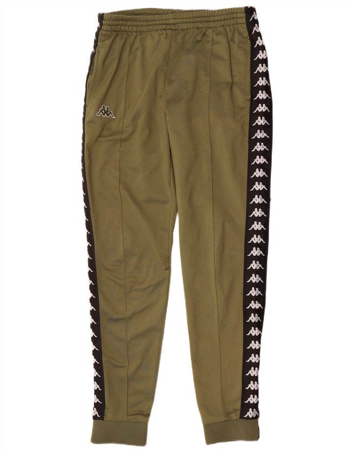 KAPPA Pantalon de Survêtement Graphique Homme Joggers Large Vert Colorblock