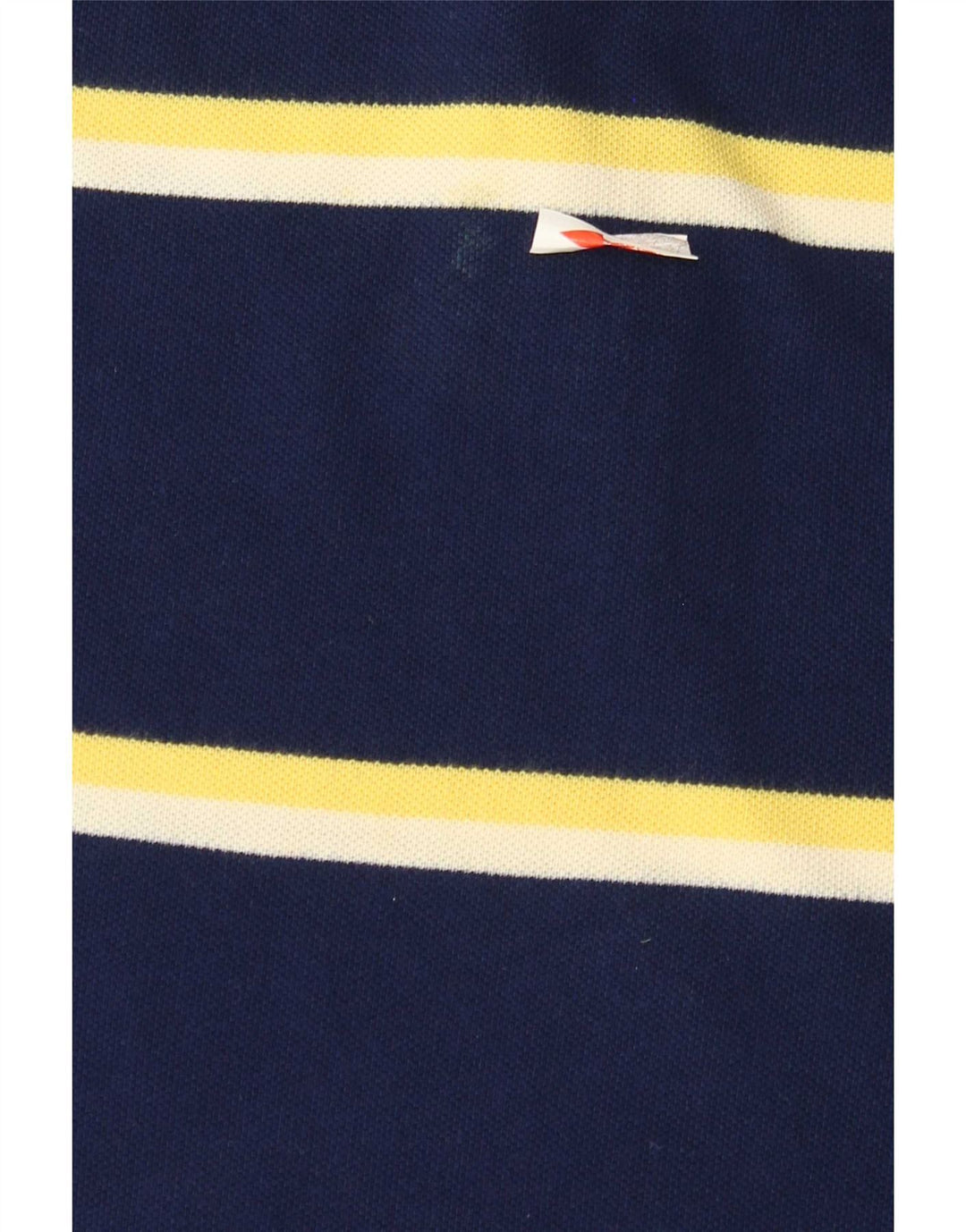 Chaps Polo Homme Large Bleu Marine Rayé Coton