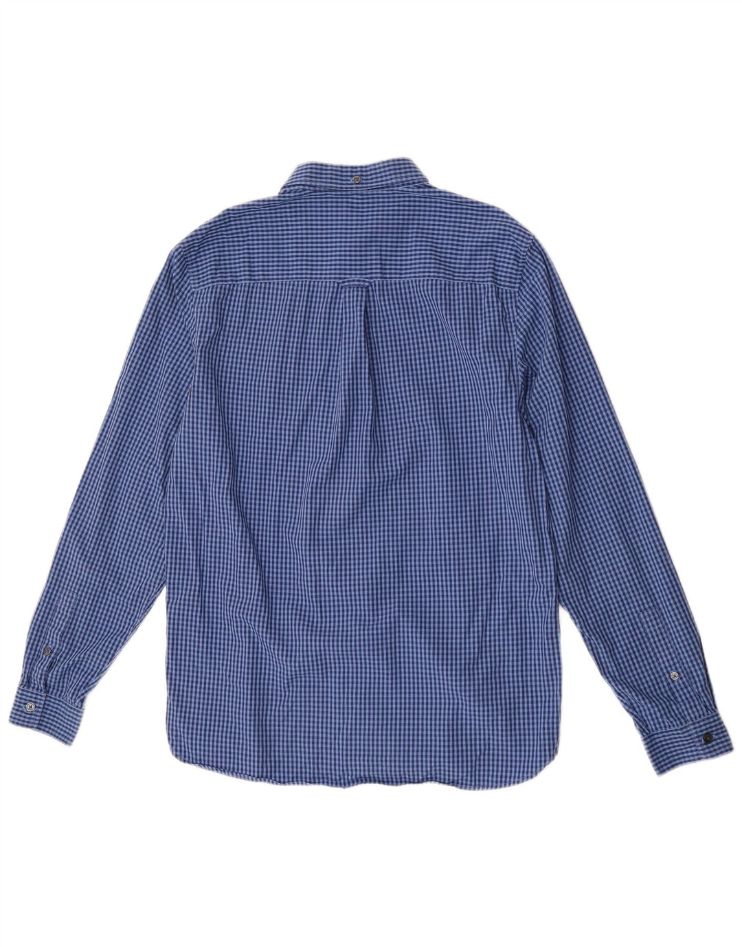 Lyle & Scott Chemise Homme Bleu Moyen Vichy Coton