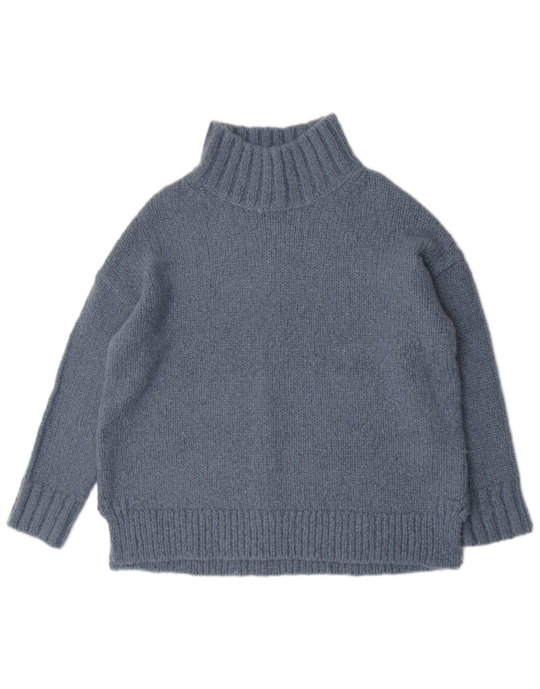 Pull surdimensionné à col roulé White Stuff pour femme UK 14 Bleu moyen