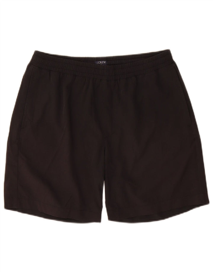J. CREW Short de Sport Homme Petit Noir Polyester