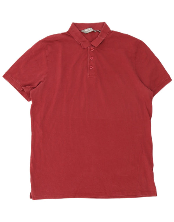 Mountain Warehouse Polo Homme XL Coton Bordeaux