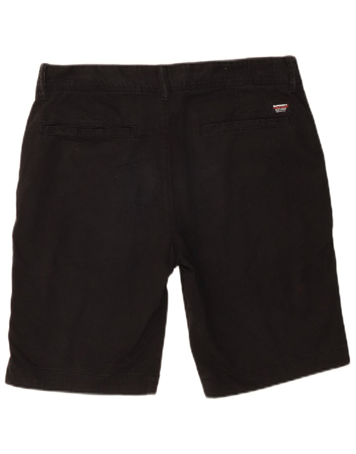 Superdry Short Chino Slim W30 Homme Noir Moyen Coton