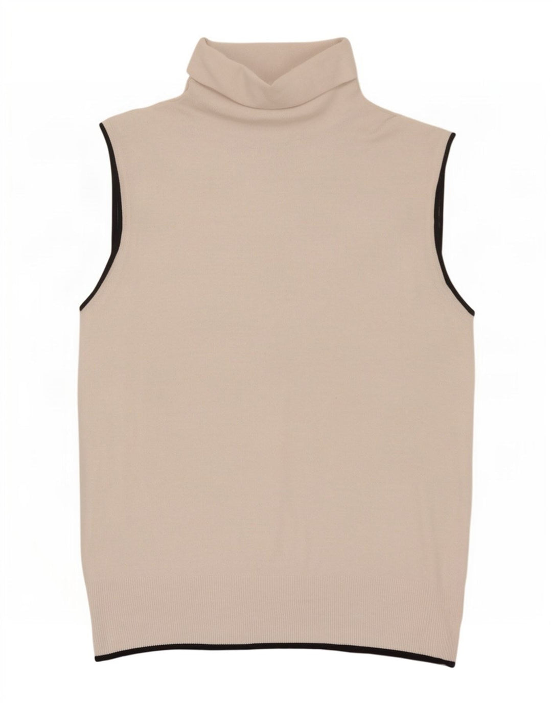 Zara Femme Débardeur UK 12 Beige Moyen Viscose