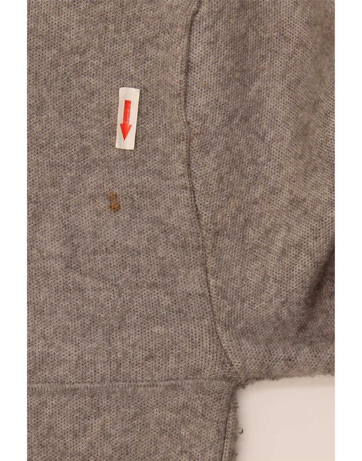 Zara Manteau surdimensionné pour femme UK 10 Petit gris moucheté