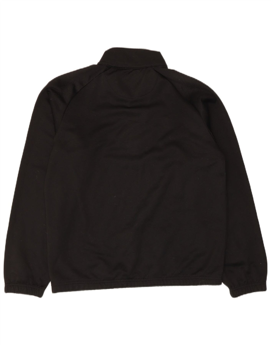Kappa Sweat-shirt à col zippé pour homme Large Noir Polyester
