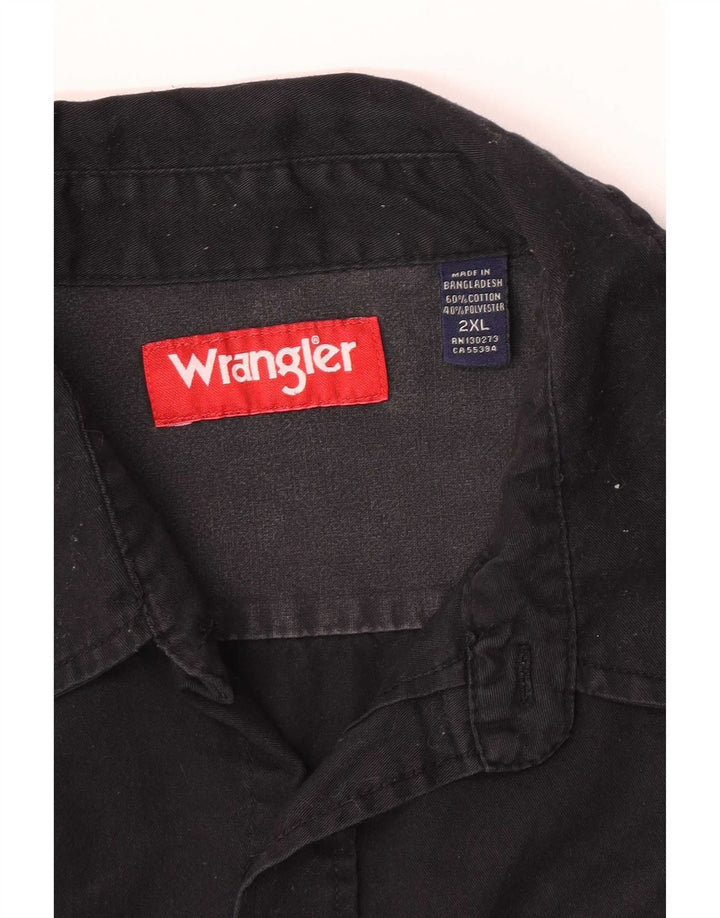 Wrangler Chemise Homme 2XL Coton Noir