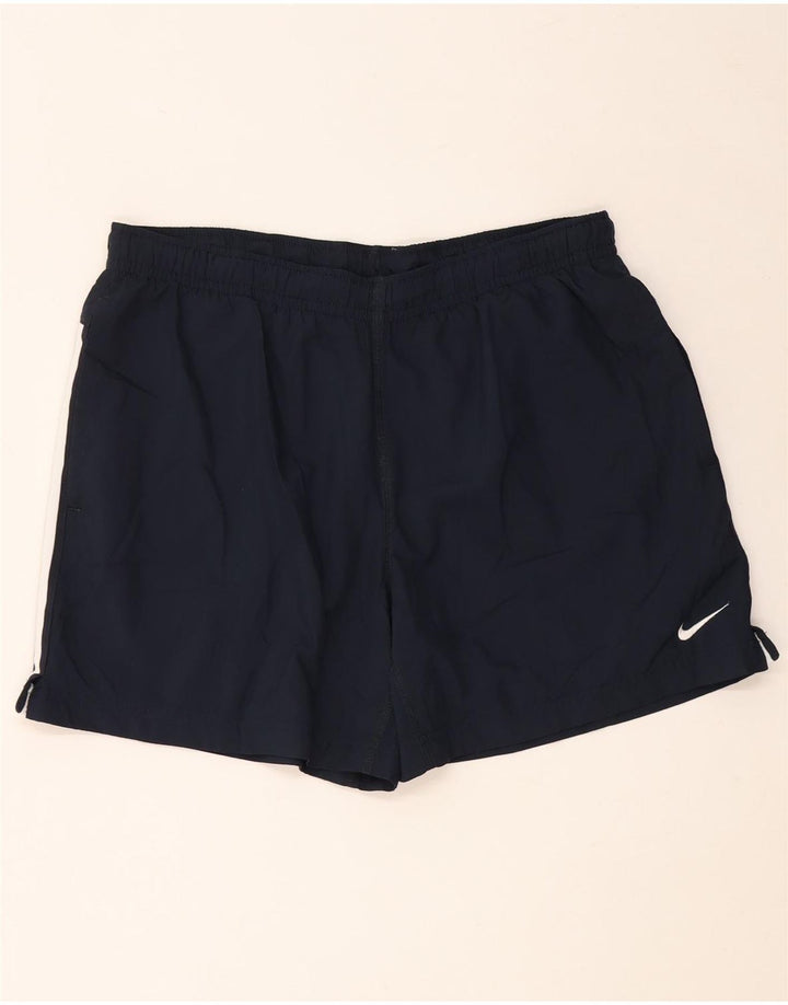 NIKE Short de sport Dri Fit pour homme XL Bleu marine Polyester