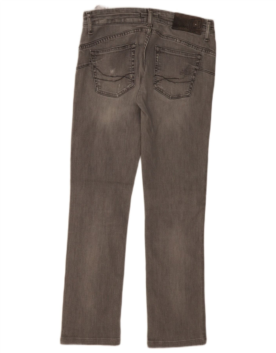 Liu Jo Jean Slim Femme W30 L30 Gris Coton