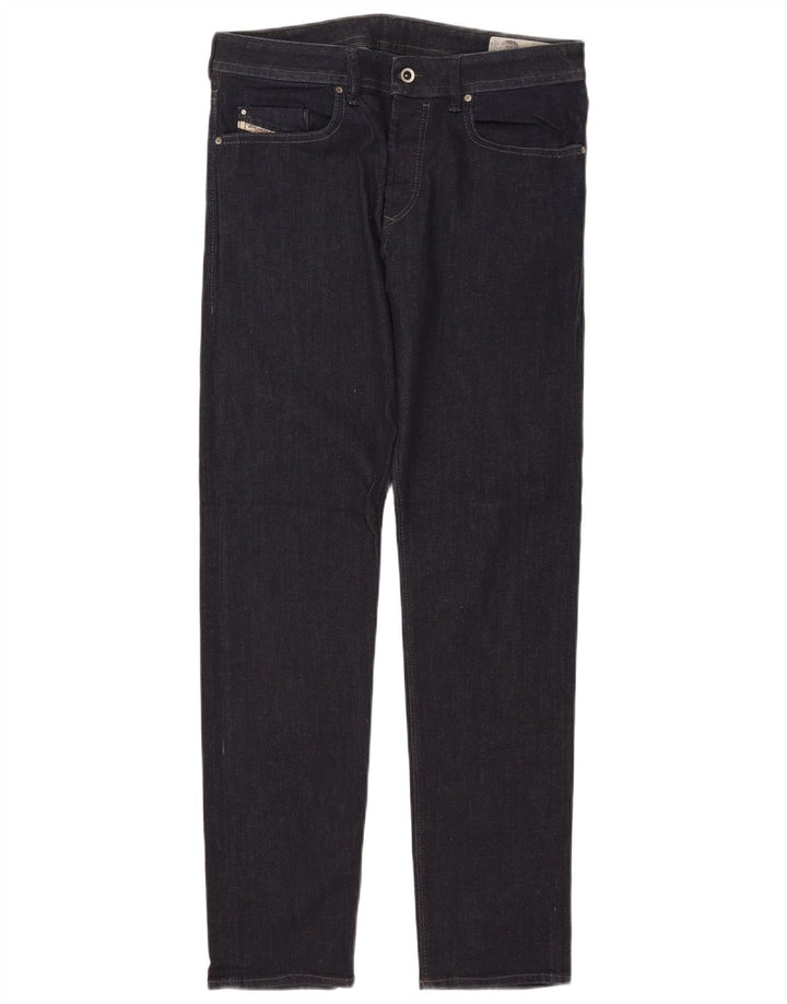 Jean Slim Femme Diesel W32 L32 Bleu Marine Coton