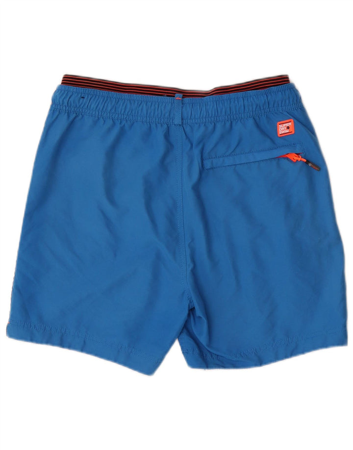 Superdry Short de Bain Graphique Homme Bleu Moyen Polyester