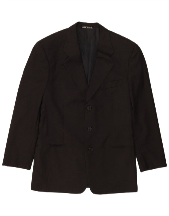 Giorgio Armani Veste Blazer 3 Boutons Homme IT 48 Petite Laine Vierge Grise