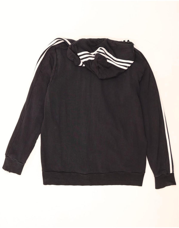 Adidas Pull à capuche zippé pour homme XL en coton noir