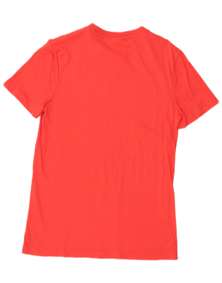 Adidas Mens Graphic T-Shirt Top Petit Rouge Coton