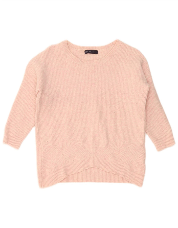 Marks & Spencer Pull col bateau pour femme UK 14 Rose moyen