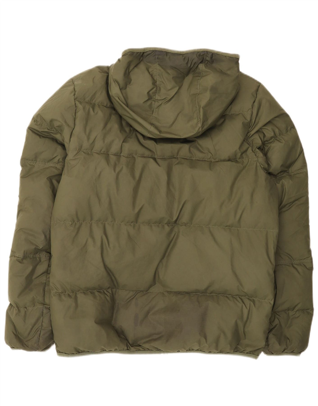 Nike Veste matelassée à capuche pour homme UK 38 Kaki moyen Polyester