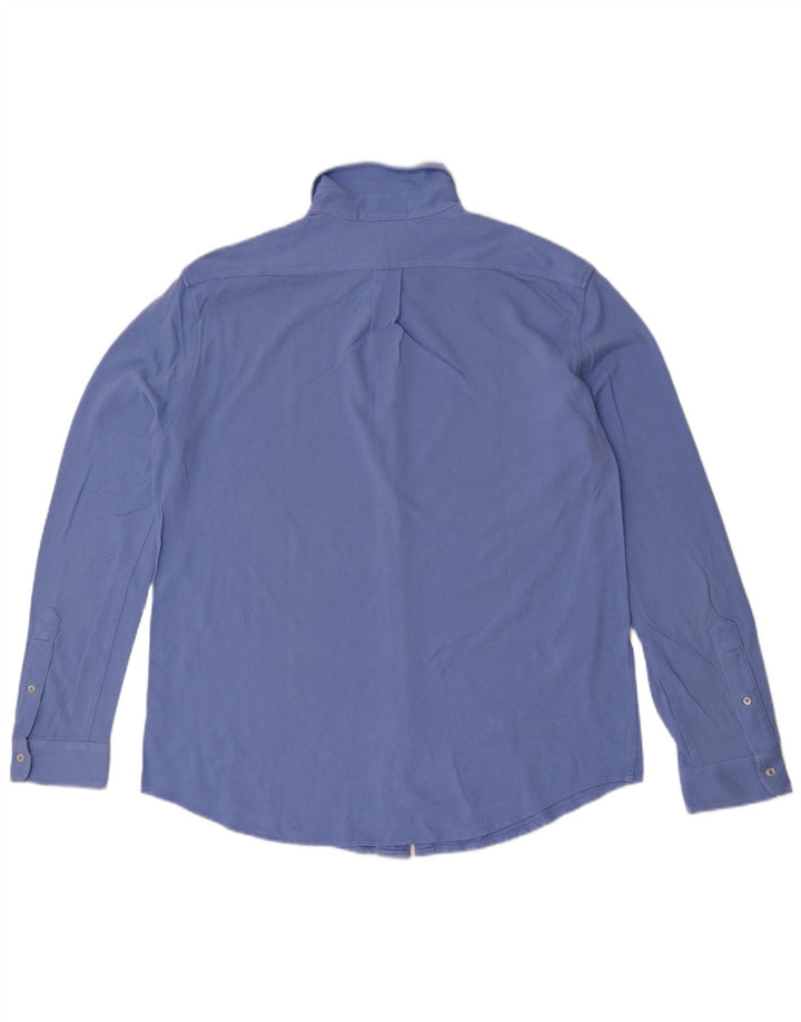 Ralph Lauren Chemise Homme Grand Bleu Coton