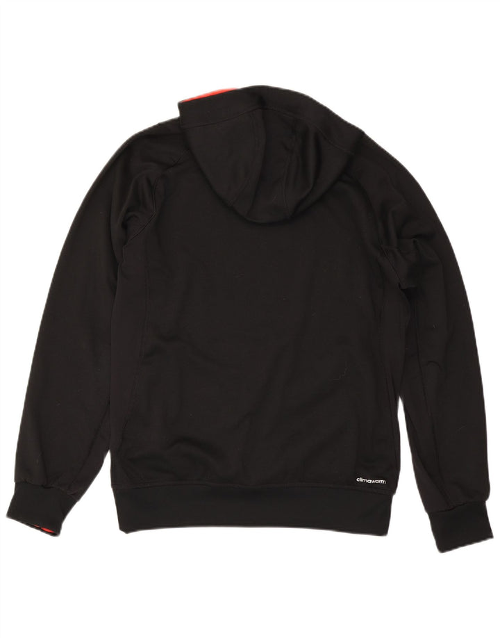 Adidas Pull à capuche Climawarm pour homme Petit Noir Polyester