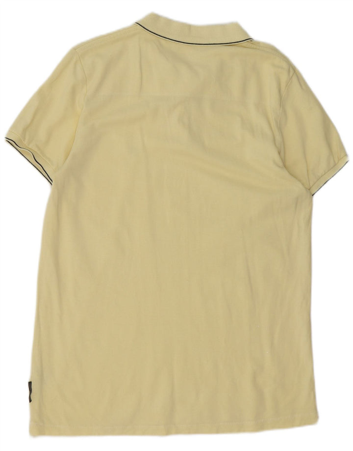 French Connection Polo Homme Large Jaune Rayé Coton