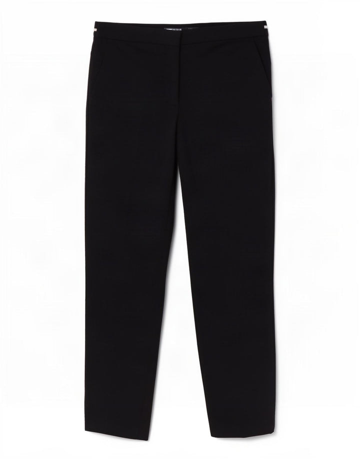 Zara Femme Pantalon Court Slim Moyen W28 L26 Bleu Marine