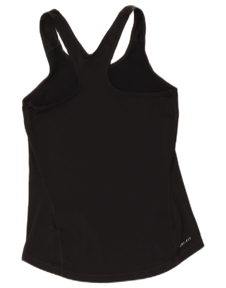 Nike Débardeur graphique pour femme UK 8 Small Noir Polyester