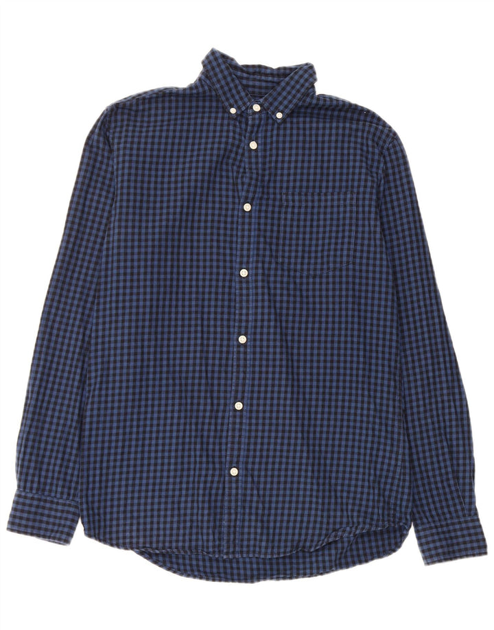 Jack & Jones Chemise Homme Bleu Marine Moyen Vichy Coton