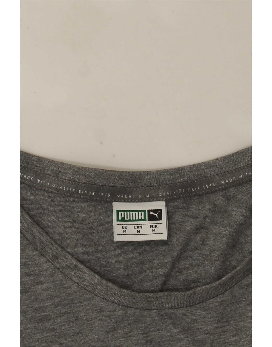Puma Tee-Shirt Graphique Homme Gris Moyen Moucheté
