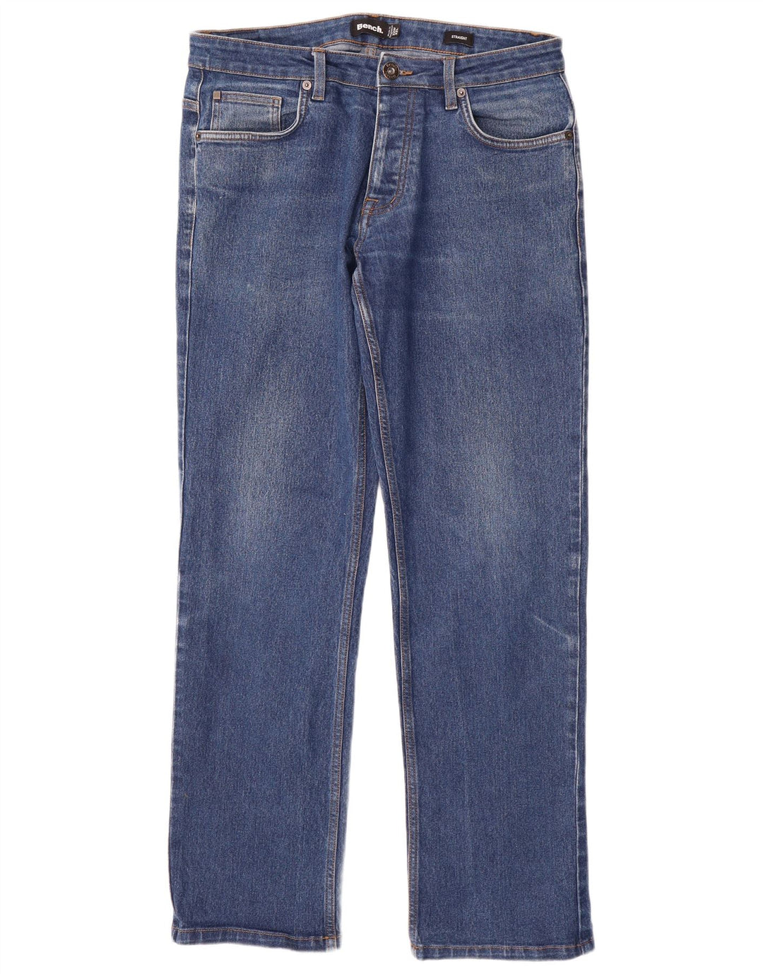 BENCH Jean droit homme W32 L32 bleu coton