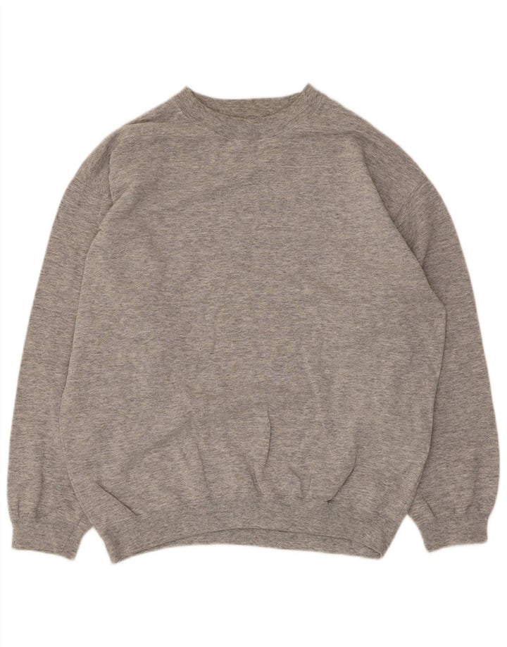 Mustang Sweat-Shirt Homme Gris Moyen Moucheté Coton