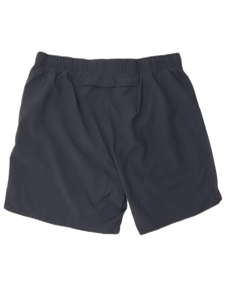 Nike Short de sport Dri Fit pour homme en polyester bleu marine Taille L