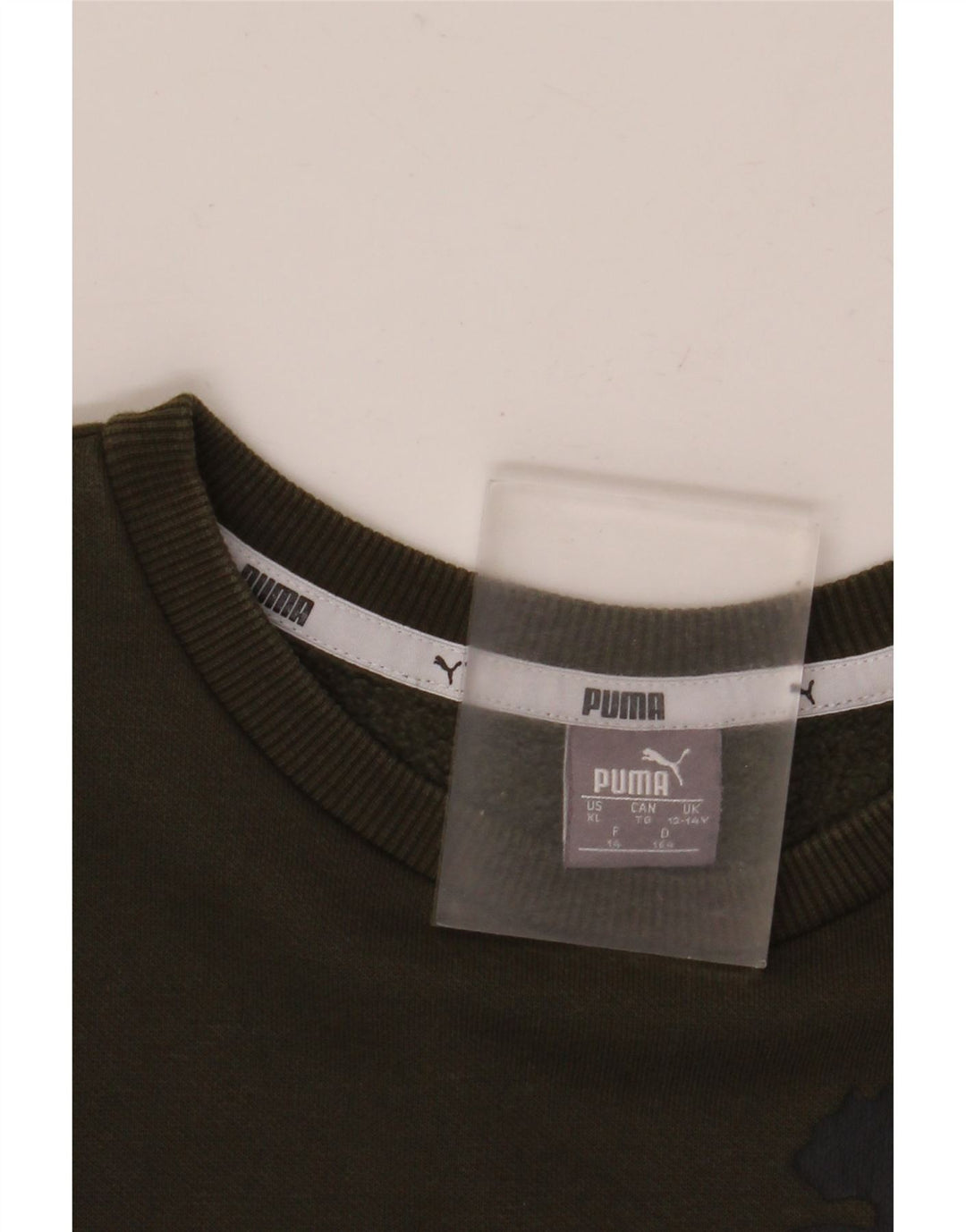 Puma Sweat-Shirt Graphique Garçon 13-14 ans Kaki