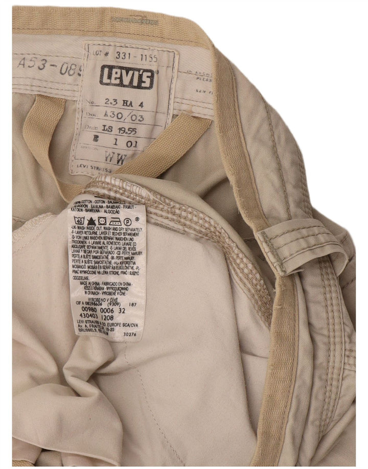 LEVI'S Short Cargo Homme W32 Coton Beige Moyen