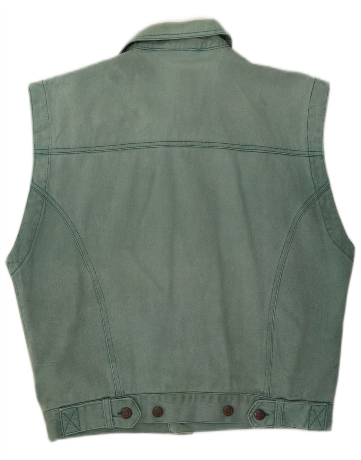 C&A Gilet en jean pour homme UK 36 Petit Bleu Coton