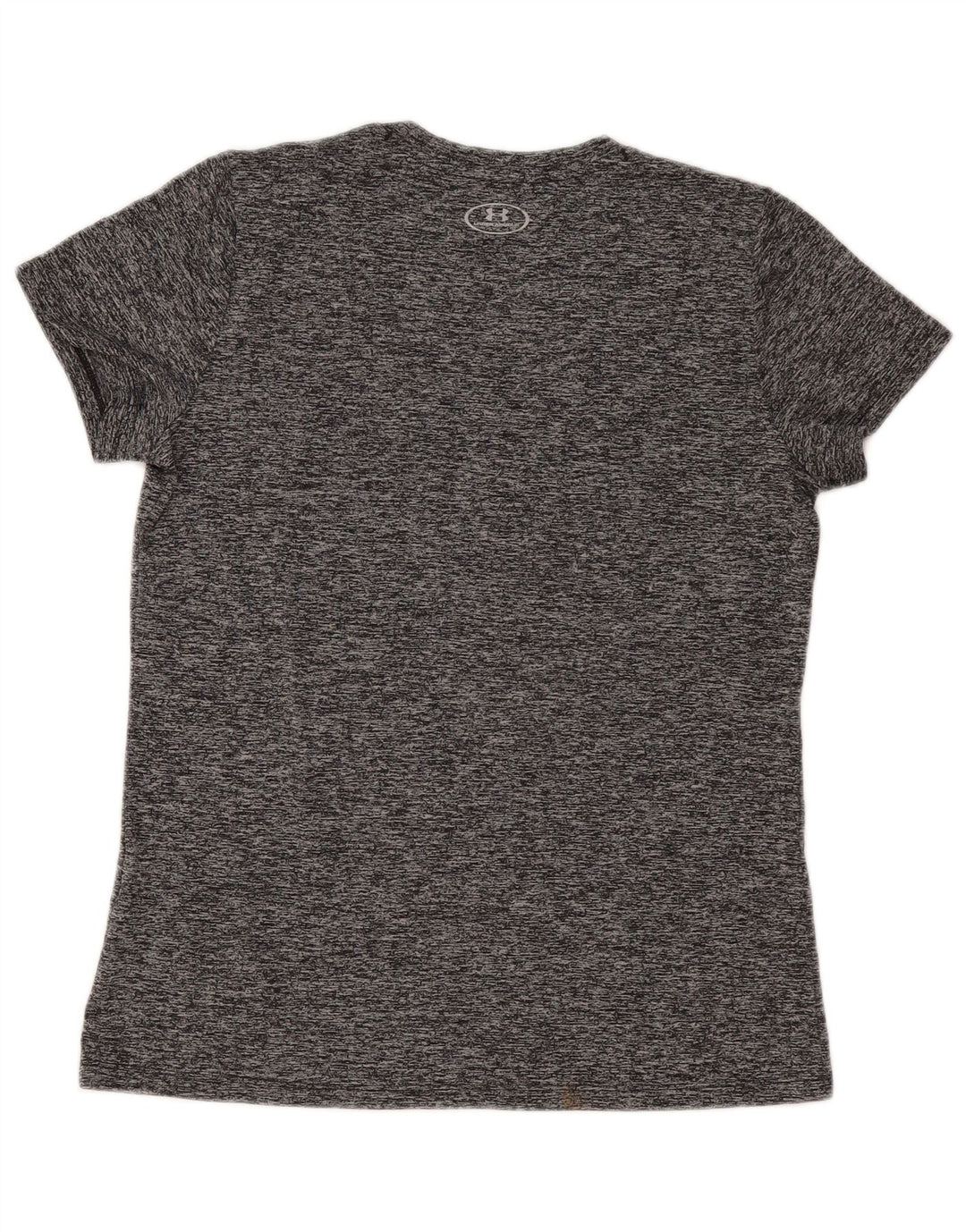 UNDER ARMOUR T-shirt graphique Heat Gear pour femme UK 14 Gris moyen