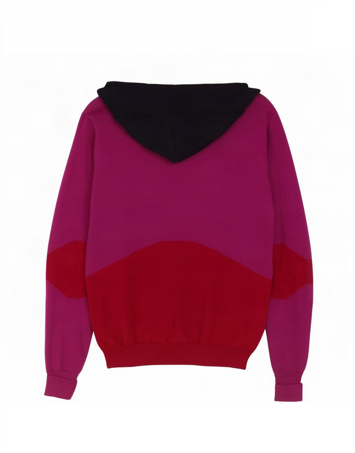 Lacoste Pull col V femme taille 40 moyen multicolore