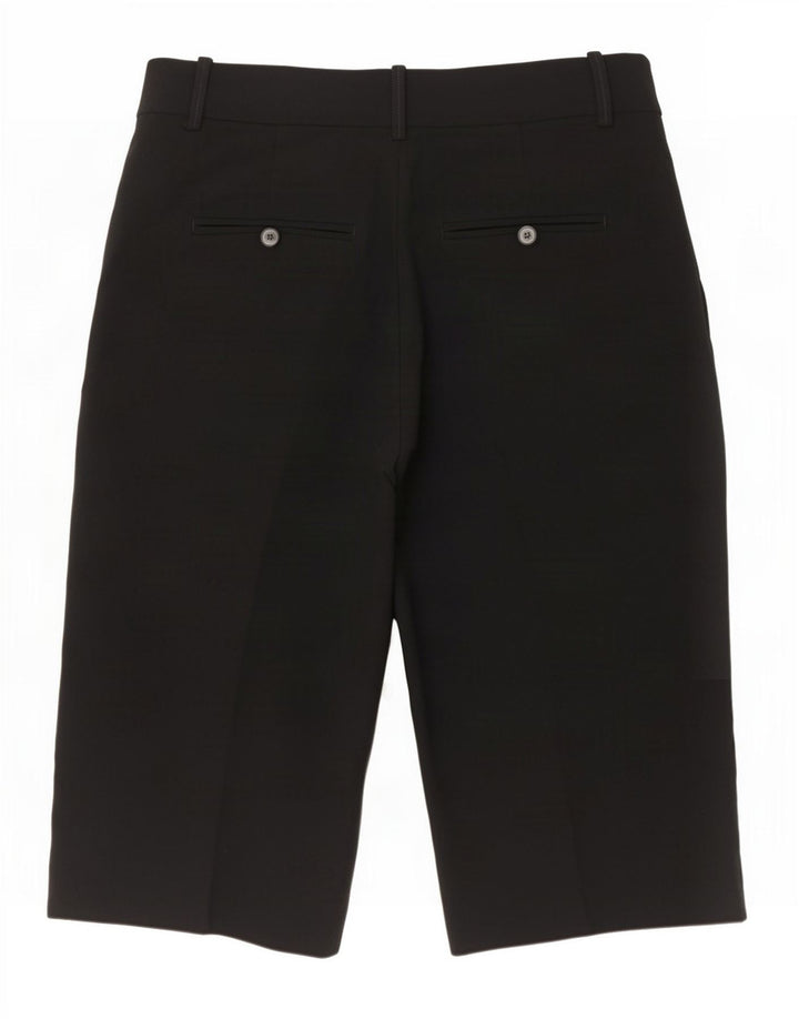 Zara Femme Bermuda Chino Short Moyen W32 Noir