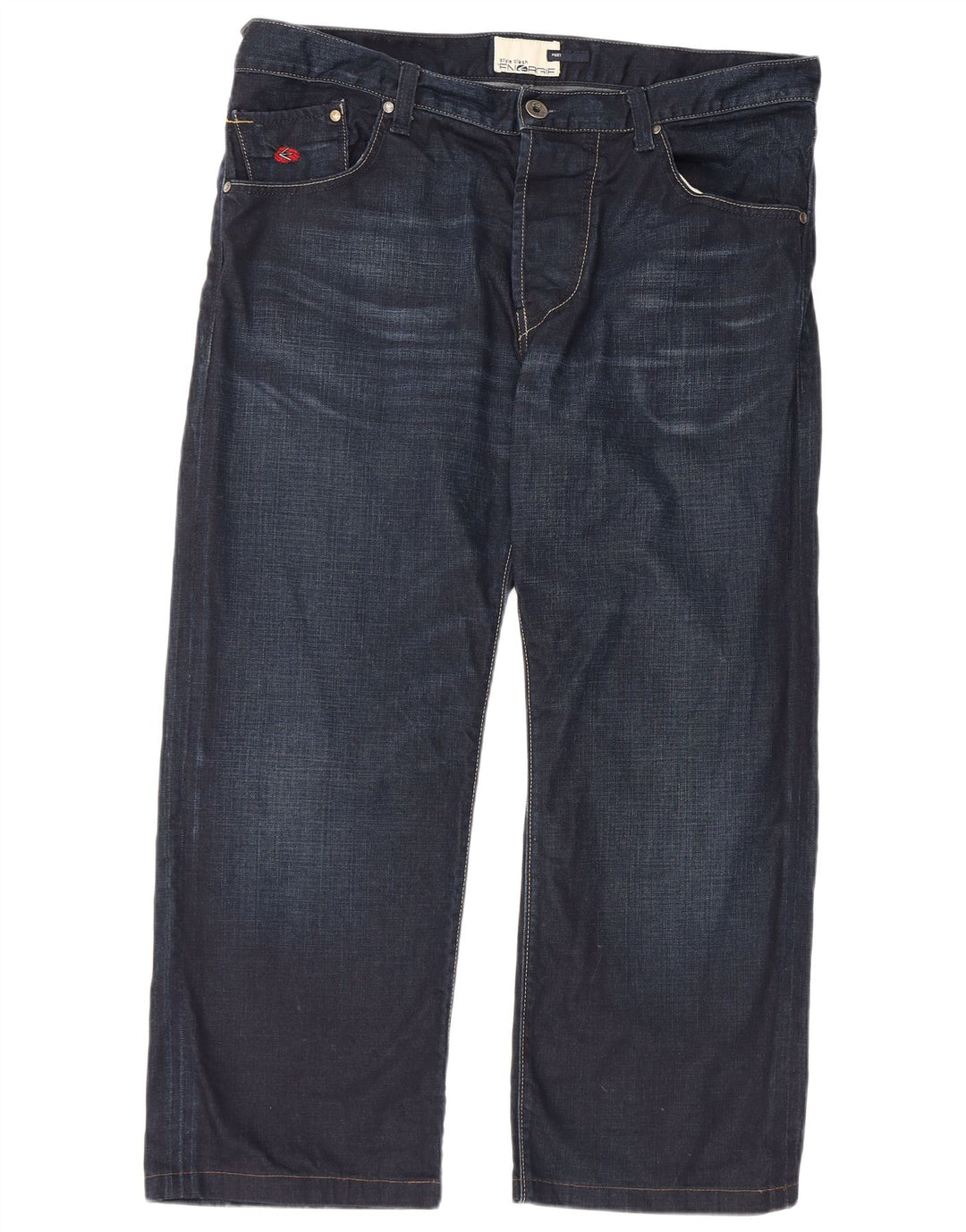 ENERGIE Jean droit homme W38 L27 bleu marine coton