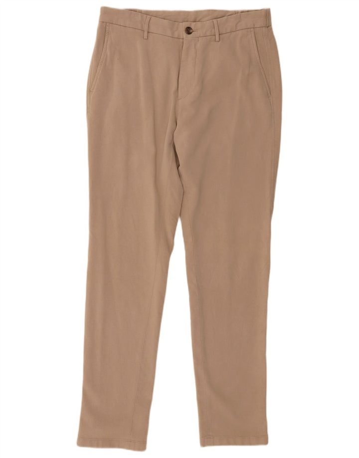 Massimo Dutti Pantalon chino slim pour homme EU 40 Medium W31 L30 Beige