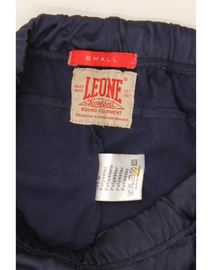 Leone Pantalon de Survêtement Homme Joggers Petit Bleu Marine Polyester