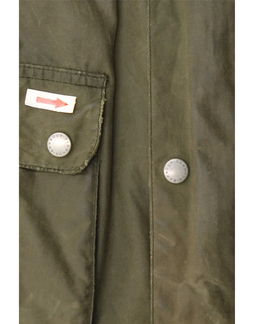 Barbour Veste en coton ciré pour homme UK 36 Petit coton vert
